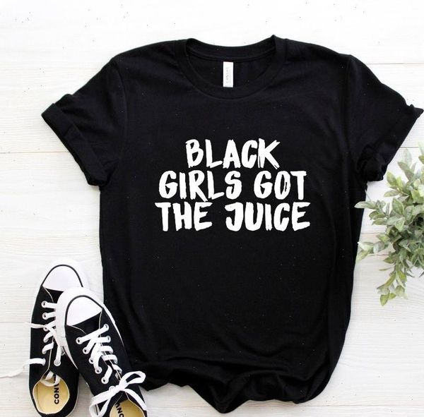 black girls got the juice womens letters print cotton casual funny t shirt for lady tee 6 colors, White
black girls got the juice womens letters print cotton casual funny t shirt for lady tee 6 colors, White