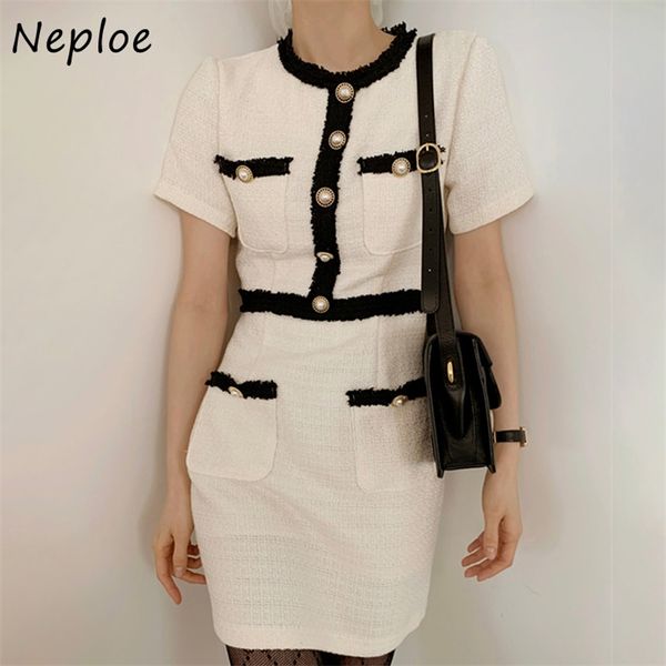 vintage small fragrance temperament dress women high waist hip a line vestidos o neck pullover short sleeve robe summer 210422, Black;gray
vintage small fragrance temperament dress women high waist hip a line vestidos o neck pullover short sleeve robe summer 210422, Black;gray