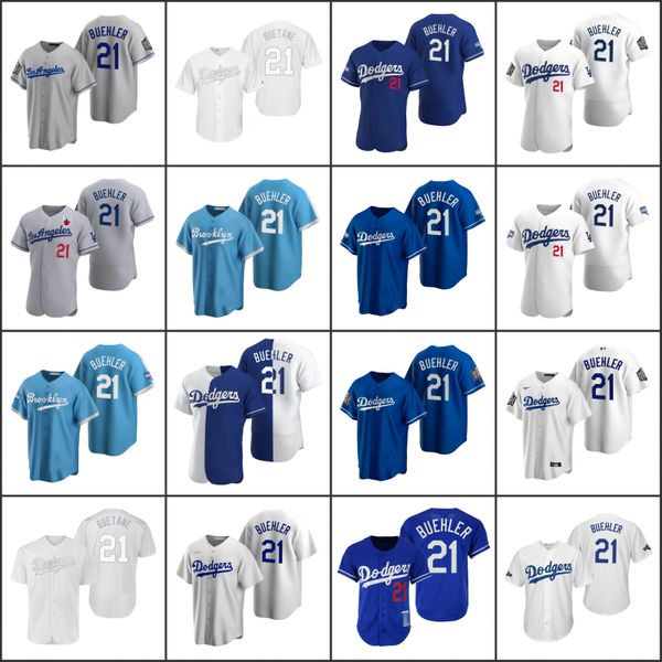 los angeles dodgers men 21walker buehler light women youthjerseys, Black;red