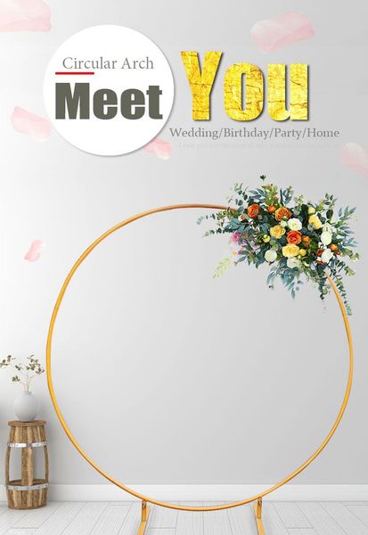 party decoration wrought iron wedding marriage round backdrop arch stand birthday diy stage circle outdoor background frame
party decoration wrought iron wedding marriage round backdrop arch stand birthday diy stage circle outdoor background frame