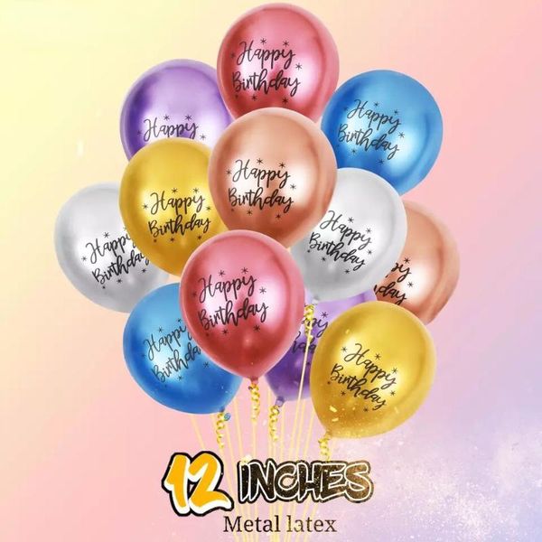 party decoration 12 inch chrome metal balloon printing happy birthday round balloons wedding anniversary accessories
party decoration 12 inch chrome metal balloon printing happy birthday round balloons wedding anniversary accessories
