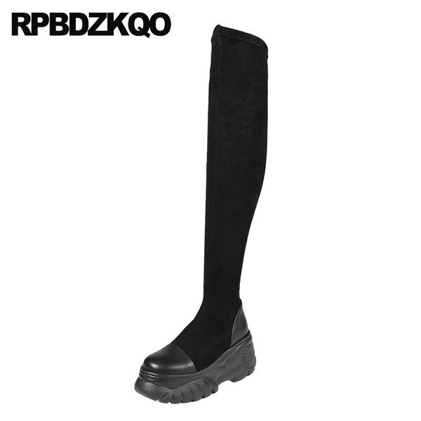 boots suede slim thigh women platform tall long flatform over the knee black muffin wedge grey shoes luxury stretch high heel
boots suede slim thigh women platform tall long flatform over the knee black muffin wedge grey shoes luxury stretch high heel