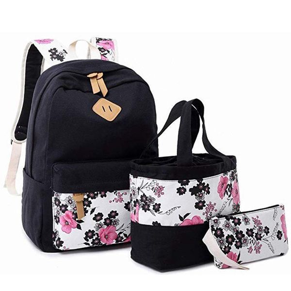 3pcs set student canvas school bag bookbag backpack for girls kids teens water resistant 15" lapdaypack
3pcs set student canvas school bag bookbag backpack for girls kids teens water resistant 15" lapdaypack