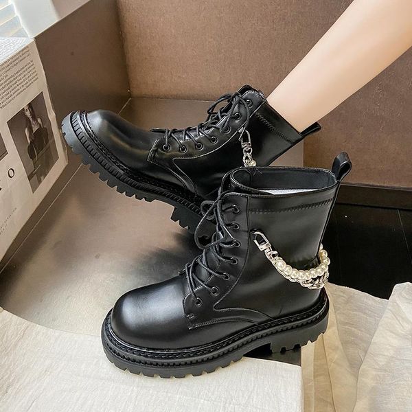 boots shoes women's autumn flat heel lace up boots-women luxury designer round toe ladies elegant lolita med 2021 fashion over-t, Black
boots shoes women's autumn flat heel lace up boots-women luxury designer round toe ladies elegant lolita med 2021 fashion over-t, Black