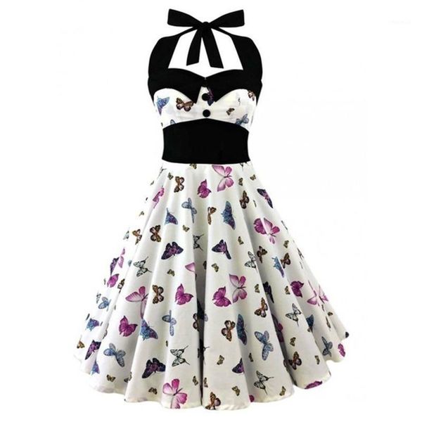 casual dresses plus size women floral print 2021 summer dress retro white halter vintage robe femme pin up rockabilly party, Black;gray
casual dresses plus size women floral print 2021 summer dress retro white halter vintage robe femme pin up rockabilly party, Black;gray