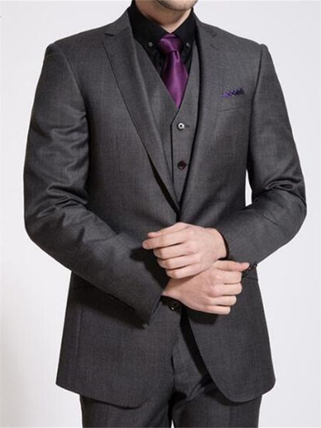 men's suits & blazers dark gray men's suit for the wedding ball three pieces jacket vest fine blazers s hombre attire, White;black
men's suits & blazers dark gray men's suit for the wedding ball three pieces jacket vest fine blazers s hombre attire, White;black