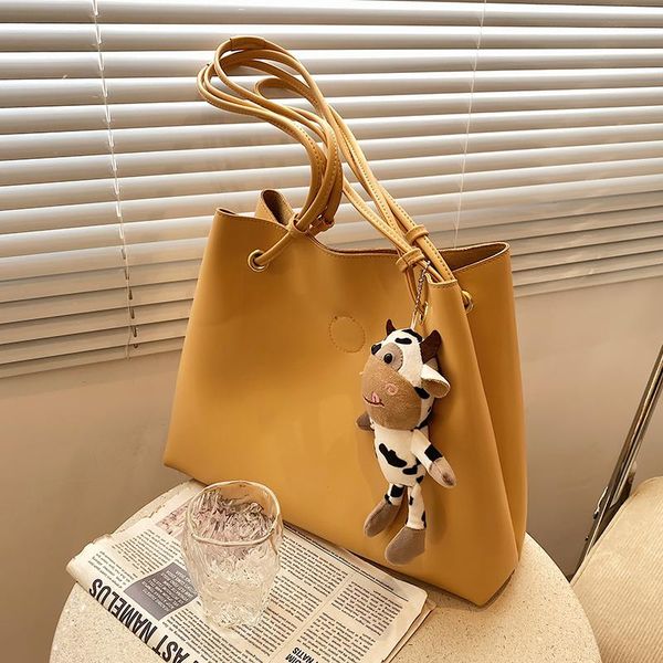 niche design high-quality high-capacity handbags 2021 fashion shoulder bag 2in1 bucket underarm width: 38cm cross body