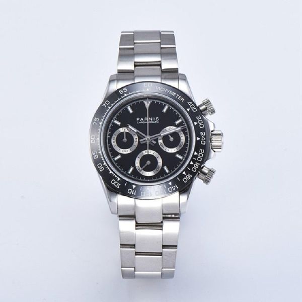 wristwatches 39mm dial quartz chronograph panda eye business waterproof sapphire glass men's watch, Slivery;brown
wristwatches 39mm dial quartz chronograph panda eye business waterproof sapphire glass men's watch, Slivery;brown