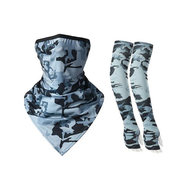 sleeve combination ice silk triangle scarf sleeves sunscreeen mask cooling arm warmers neck leggings cover outdoor safety elbow & knee pads, Black;gray
sleeve combination ice silk triangle scarf sleeves sunscreeen mask cooling arm warmers neck leggings cover outdoor safety elbow & knee pads, Black;gray