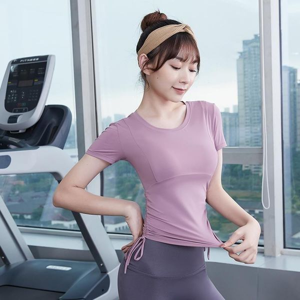 yoga outfit female fitness t-shirts short-sleeved tight-fitting sports summer running stretch breathable professional gym clothing
yoga outfit female fitness t-shirts short-sleeved tight-fitting sports summer running stretch breathable professional gym clothing