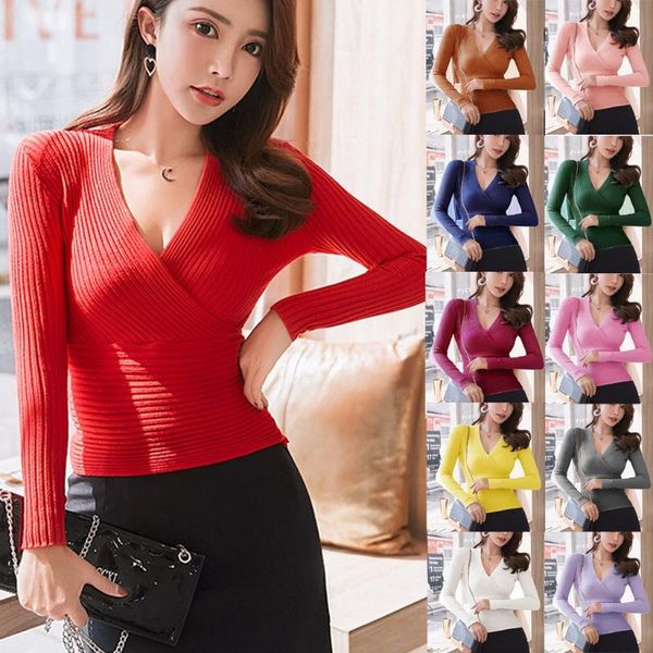 women's sweaters all-match deep v sweater women knitted full sleeve pullovers casual slim bottoming female elastic cotton, White;black
women's sweaters all-match deep v sweater women knitted full sleeve pullovers casual slim bottoming female elastic cotton, White;black