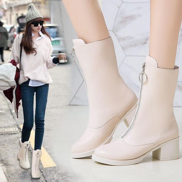 boots female japanese leather shoes long 2021 tide plus velvet high heels short, Black
boots female japanese leather shoes long 2021 tide plus velvet high heels short, Black