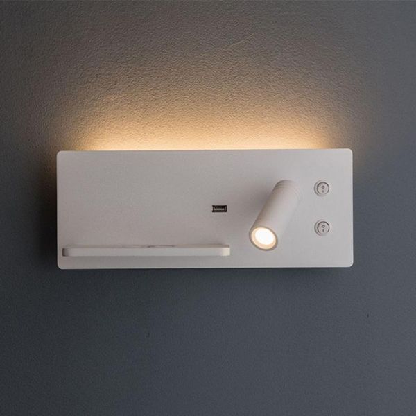 wall lamp usb wireless charger shelf indoor bedroom headboard mounted backlight and reading book night lights
wall lamp usb wireless charger shelf indoor bedroom headboard mounted backlight and reading book night lights