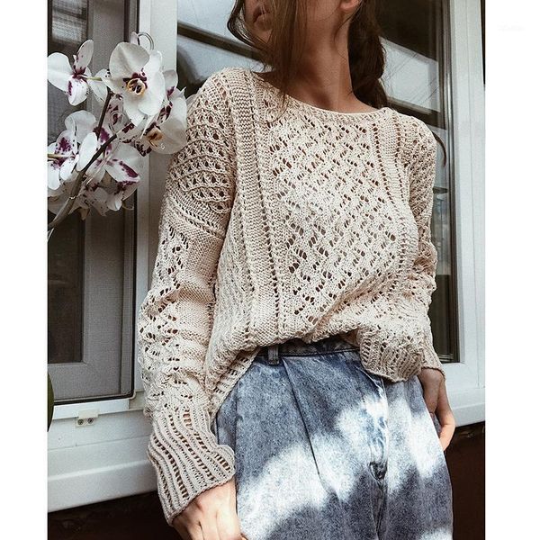 vintage knitted women sweater oversized crochet hollow out pullover autumn long sleeve ladies jumper women's sweaters, White;black
vintage knitted women sweater oversized crochet hollow out pullover autumn long sleeve ladies jumper women's sweaters, White;black