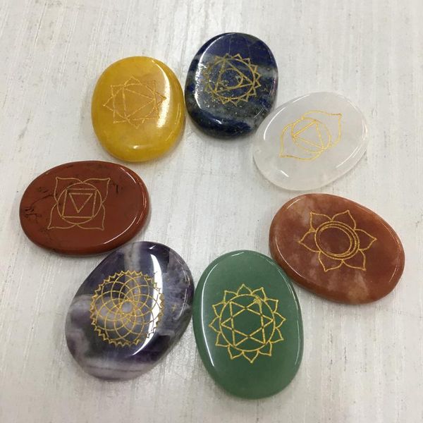 decorative objects & figurines 1pc natural crystal quartz oval seven chakras home decoration art works open to restore spiritual power
decorative objects & figurines 1pc natural crystal quartz oval seven chakras home decoration art works open to restore spiritual power