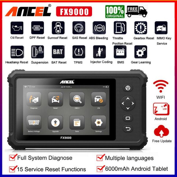 code readers & scan tools ancel fx9000 obd2 automotive scanner professional all system airbag abs tpms injector oil immo reset obd 2 car dia
code readers & scan tools ancel fx9000 obd2 automotive scanner professional all system airbag abs tpms injector oil immo reset obd 2 car dia