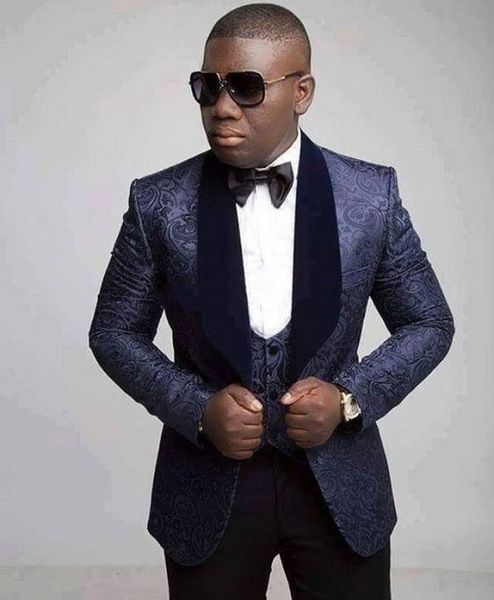 one button navy blue printing groom tuxedos shawl lapel wedding/prom/dinner groomsmen men suits blazer (jacket+pants+vest+tie) w1401, Black;gray
one button navy blue printing groom tuxedos shawl lapel wedding/prom/dinner groomsmen men suits blazer (jacket+pants+vest+tie) w1401, Black;gray