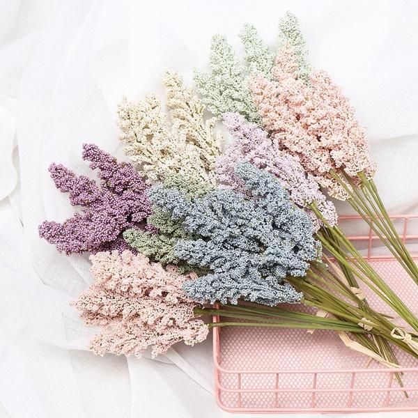 decorative flowers & wreaths 6pcs/pack artificial vanilla mini foam berry spike bouquet for home el restaurant decoration
decorative flowers & wreaths 6pcs/pack artificial vanilla mini foam berry spike bouquet for home el restaurant decoration
