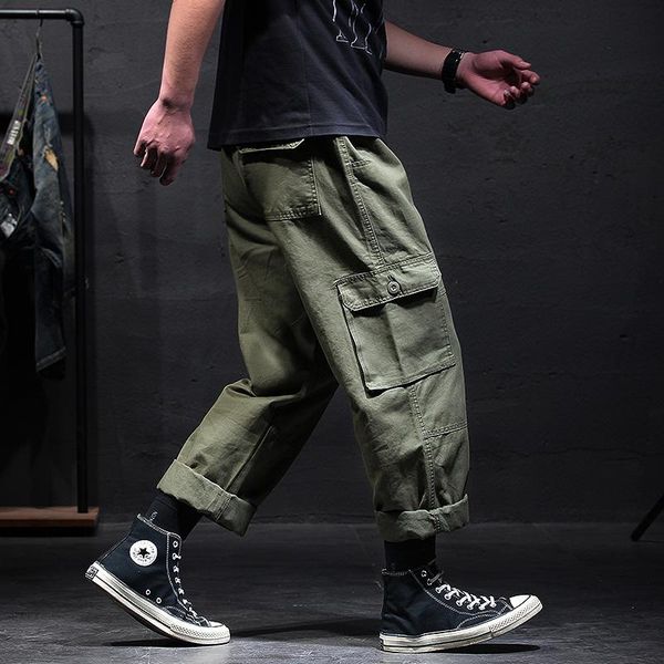 men's pants 2021 spring summer cargo men army tactical military hiking trekking jogger casual trousers sweatpants streetwear d65, Black
men's pants 2021 spring summer cargo men army tactical military hiking trekking jogger casual trousers sweatpants streetwear d65, Black