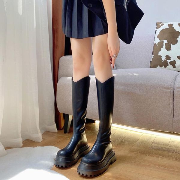 boots karin female modern platform slip-on med heel knee-high 2021 winter fashion waterproof woman shoes, Black
boots karin female modern platform slip-on med heel knee-high 2021 winter fashion waterproof woman shoes, Black