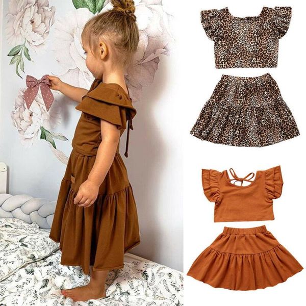 clothing sets baby kids clothes leopard suit 2pcs summer girls ruffles short skirts casual dress outfits set 1-5 years, White
clothing sets baby kids clothes leopard suit 2pcs summer girls ruffles short skirts casual dress outfits set 1-5 years, White