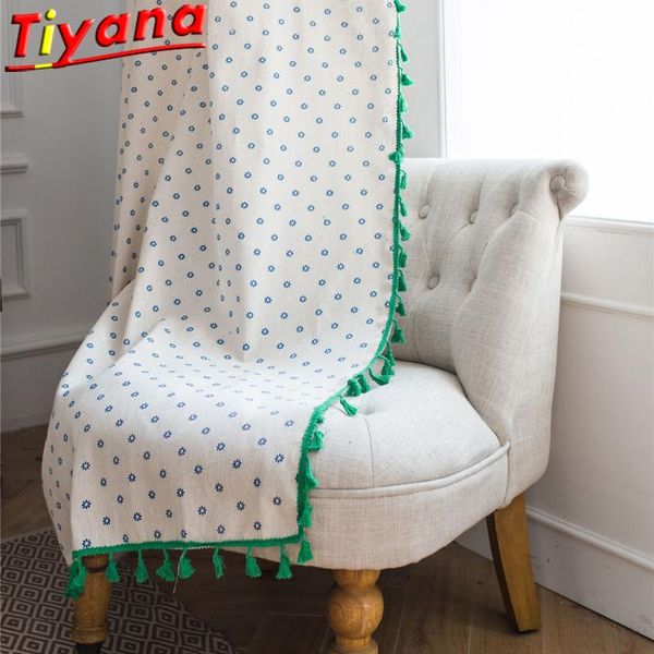 curtain & drapes 1 pc panel bohemian green tassel blue small chrysanthemum curtains for living room modern linen door home deco*vt
curtain & drapes 1 pc panel bohemian green tassel blue small chrysanthemum curtains for living room modern linen door home deco*vt