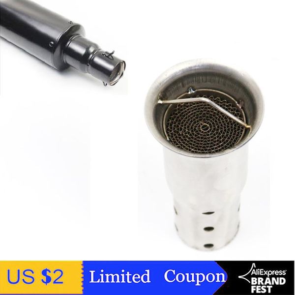 motorcycle exhaust system dupanq 51mm inlet tube muffler adjustable db killer noise sound eliminator front catalyst
motorcycle exhaust system dupanq 51mm inlet tube muffler adjustable db killer noise sound eliminator front catalyst