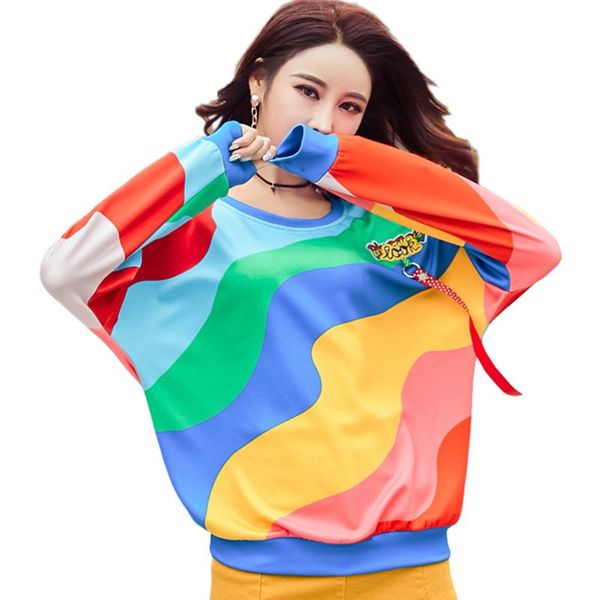 women's t-shirt 2021 spring and autumn bat sleeve round neck bottoming shirt loose wild fashion color matching top, White
women's t-shirt 2021 spring and autumn bat sleeve round neck bottoming shirt loose wild fashion color matching top, White
