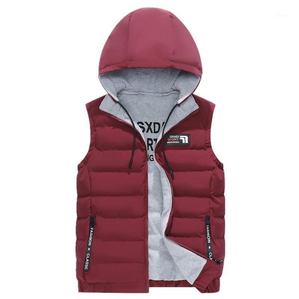 men's vests hooded solid color coat jacket men winter cotton vest double-sided wear casual sleeveless jacketmen, Black;white
men's vests hooded solid color coat jacket men winter cotton vest double-sided wear casual sleeveless jacketmen, Black;white