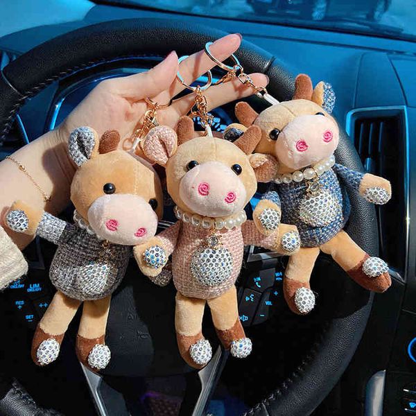 2021 year of life calf key chain creative lovely auspicious zodiac cowgirl bag pendant plush doll, Silver
2021 year of life calf key chain creative lovely auspicious zodiac cowgirl bag pendant plush doll, Silver
