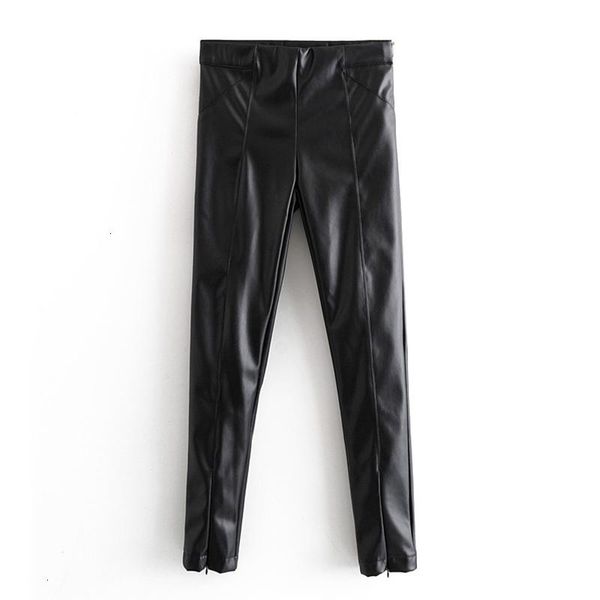 women's pants & capris rr pu leather women fashion plush high imitation trousers elegant solid female ladies jx, Black;white
women's pants & capris rr pu leather women fashion plush high imitation trousers elegant solid female ladies jx, Black;white