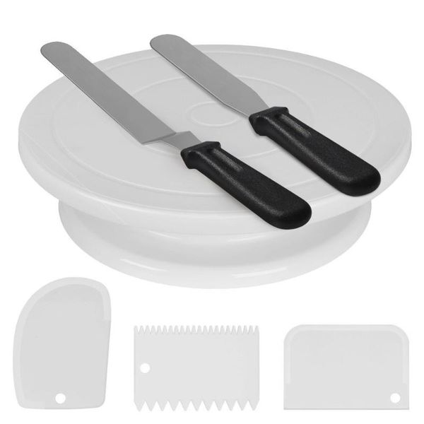 baking & pastry tools cake turntable 6-piece set tool flower table plastic 6 piece accessories stand
baking & pastry tools cake turntable 6-piece set tool flower table plastic 6 piece accessories stand