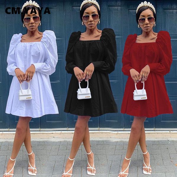 casual dresses cm.yaya women puff sleeve square neck loose a-line dress for streetwear fashion, Black;gray
casual dresses cm.yaya women puff sleeve square neck loose a-line dress for streetwear fashion, Black;gray