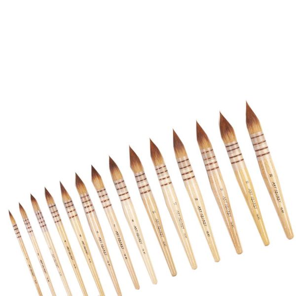 artsecret 15rt korea taklon hair wooden handle art paint painting brushes artistic watercolor brush pen for painter nail, Yellow
artsecret 15rt korea taklon hair wooden handle art paint painting brushes artistic watercolor brush pen for painter nail, Yellow