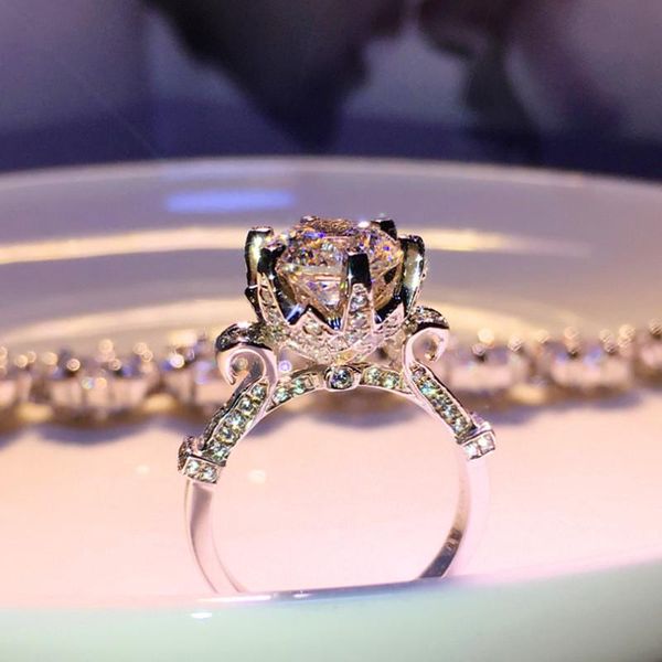 wedding rings big crystal white zircon stone ring female open real 925 sterling silver jewelry promise engagement for women, Slivery;golden
wedding rings big crystal white zircon stone ring female open real 925 sterling silver jewelry promise engagement for women, Slivery;golden