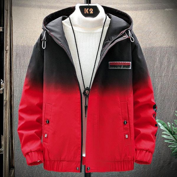 spring and autumn men's zipper jacket, hip-hop contrast color hooded windbreaker, casual street all-match jacket jackets, Black;brown
spring and autumn men's zipper jacket, hip-hop contrast color hooded windbreaker, casual street all-match jacket jackets, Black;brown