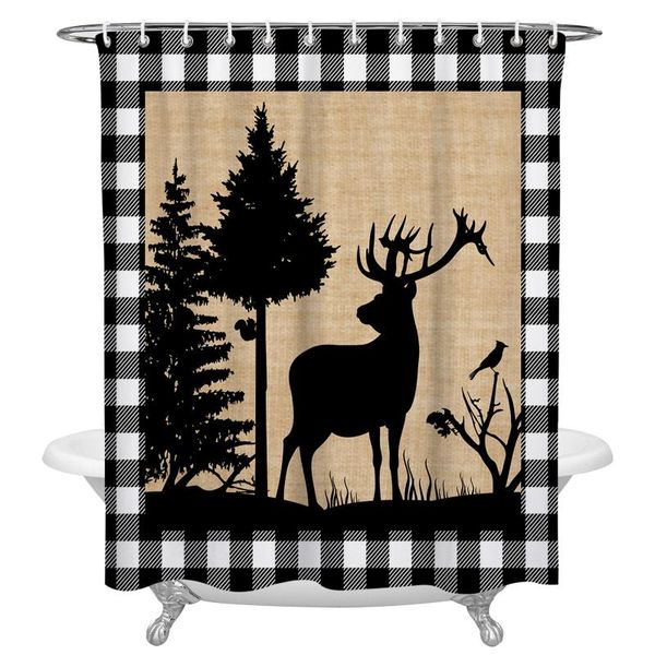 shower curtains christmas elk black and white plaid waterproof bathroom decor curtain home for
shower curtains christmas elk black and white plaid waterproof bathroom decor curtain home for