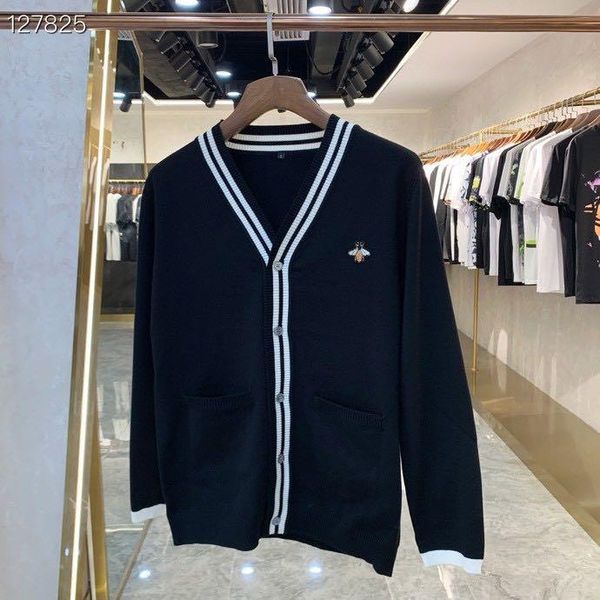 men's sweaters kw1662 fashion men's 2021 runway luxury european design party style clothing, White;black
men's sweaters kw1662 fashion men's 2021 runway luxury european design party style clothing, White;black