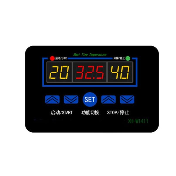 smart home control xh-w1411 digital thermostat three-display multi-function temperature controller switch -19~99
smart home control xh-w1411 digital thermostat three-display multi-function temperature controller switch -19~99