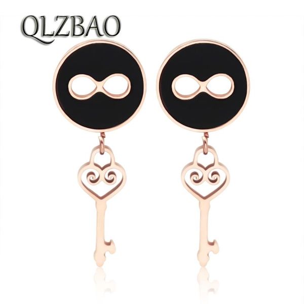 stud qlzbao black or white shell key earrings gold color simple temperament stainless steel for woman jewelry, Golden;silver
stud qlzbao black or white shell key earrings gold color simple temperament stainless steel for woman jewelry, Golden;silver