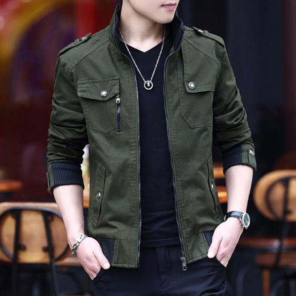 men's jackets 2021 wool liner men washed casual slim coat spring autumn winter thick thin fashion green parka owterwear gh2m, Black;brown
men's jackets 2021 wool liner men washed casual slim coat spring autumn winter thick thin fashion green parka owterwear gh2m, Black;brown
