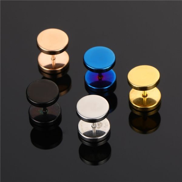 fashion titanium earrings stainless round cake dumbbell earrings 
fashion titanium earrings stainless round cake dumbbell earrings