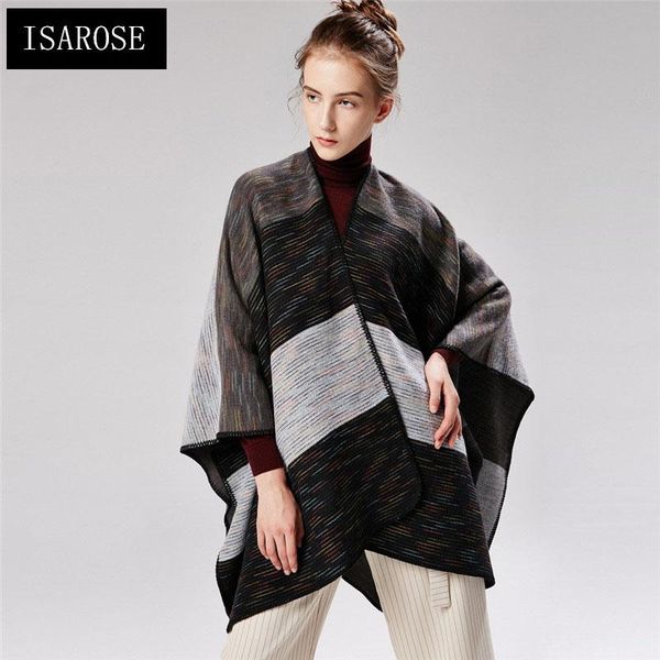 scarves isarose wide striped poncho women cashmere sweater cloaks keep warm office air conditioner knitted cardigan nap time shawl, Blue;gray
scarves isarose wide striped poncho women cashmere sweater cloaks keep warm office air conditioner knitted cardigan nap time shawl, Blue;gray