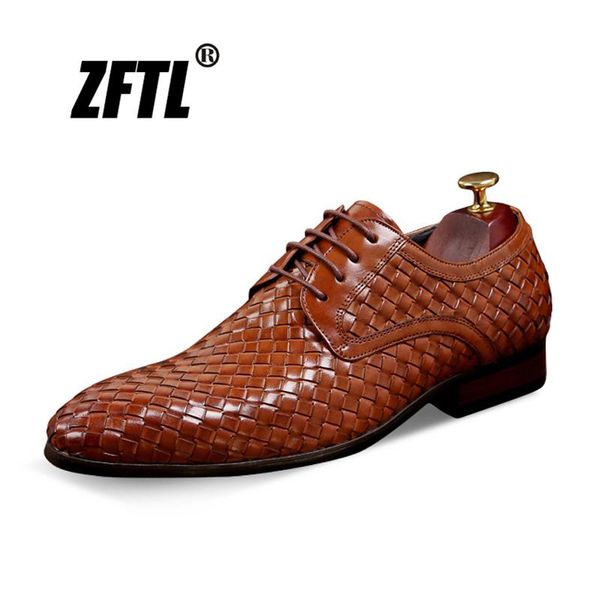 dress shoes zftl men's oxford woven style cowhide man business lace-up retro formal balck brown, Black
dress shoes zftl men's oxford woven style cowhide man business lace-up retro formal balck brown, Black