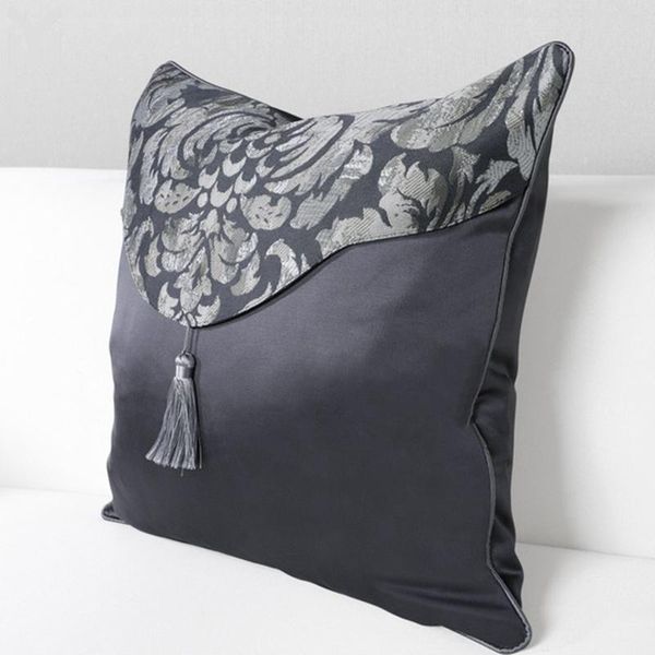 cushion/decorative pillow chinese style cushion cover with tassel high end gray geometric jacquard decorative pillowcase for home el sofa ch
cushion/decorative pillow chinese style cushion cover with tassel high end gray geometric jacquard decorative pillowcase for home el sofa ch