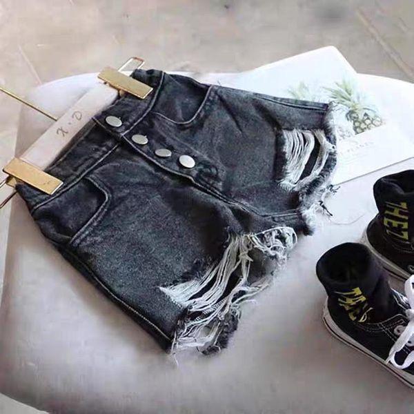 shorts children's clothing spring and summer female baby pants girl fashion hole tassel denim tide, Black
shorts children's clothing spring and summer female baby pants girl fashion hole tassel denim tide, Black