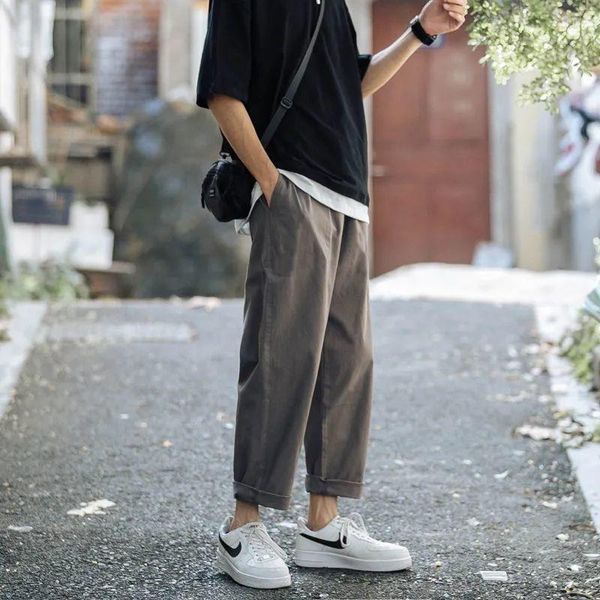 men's pants men summer all-match straight casual pant loose japanese fashion overalls handsome plus size male trousers, Black
men's pants men summer all-match straight casual pant loose japanese fashion overalls handsome plus size male trousers, Black