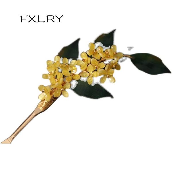 hair clips & barrettes fxlry original handmade classical antiquity sweet-scented osmanthus hairpin for women headdress ball, Golden;silver
hair clips & barrettes fxlry original handmade classical antiquity sweet-scented osmanthus hairpin for women headdress ball, Golden;silver