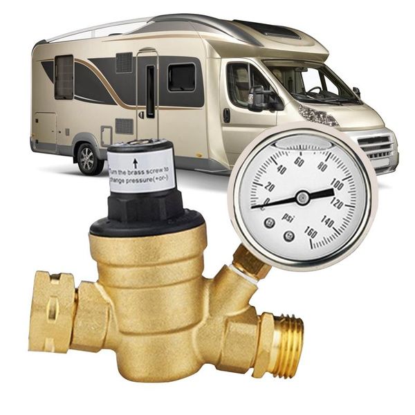 parts brass water pressure regulator lead valve adjustable reducer for rv screened filter accessories
parts brass water pressure regulator lead valve adjustable reducer for rv screened filter accessories