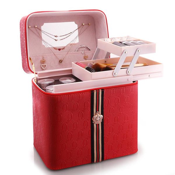 style simple slidable cosmetic case portable makeup bag large travel multi-function storage bags & cases
style simple slidable cosmetic case portable makeup bag large travel multi-function storage bags & cases